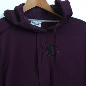 Purple/Maroon Champion Hoodie with Front Pouch